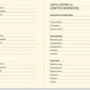 The Personal Internet Address & Password Log Book