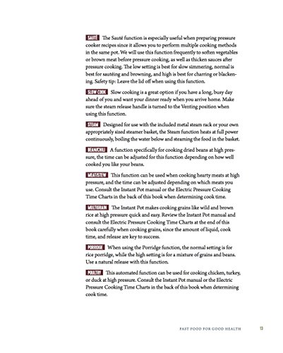 The Instant Pot® Electric Pressure Cooker Cookbook: Easy Recipes for Fast & Healthy Meals