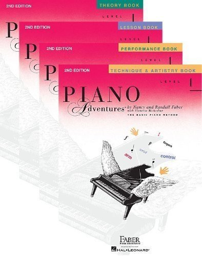 Faber Piano Adventures Level 1 Learning Library Pack – Lesson, Theory, Performance, and Technique & Artistry Books