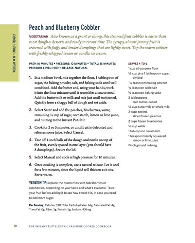 The Instant Pot® Electric Pressure Cooker Cookbook: Easy Recipes for Fast & Healthy Meals